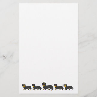 Dachshund Dog Design Stationery
