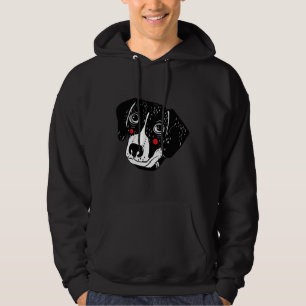 Dachshund Dog Face For The Dachshund Dog Lover Hoodie