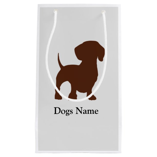 Dachshund Dog Gift Bag (Front)