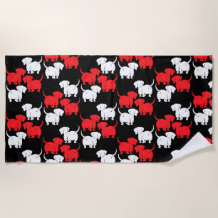Dachshund Dog Gifts Beach Towel