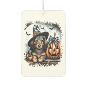 Dachshund Dog Halloween Car Air Freshener