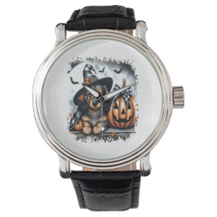 Dachshund Dog Halloween Watch