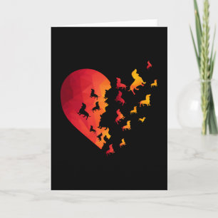 Dachshund Dog Heart Gifts For Dachshund Lovers Card