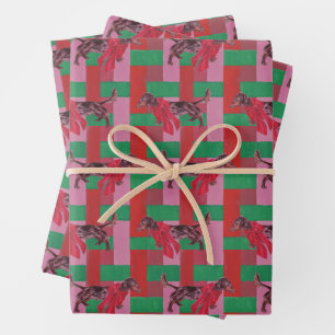 Dachshund Dog Holiday Wrapping Paper