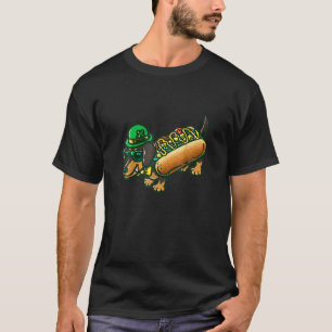 Dachshund Dog Leprechau St Patrick Day Saint Paddy T-Shirt