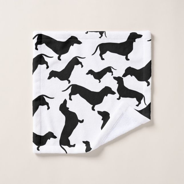 Dachshund Dog Lover, Dog Mum, Dog Dad, Kids, Dogs Wash Cloth (Wash Cloth)