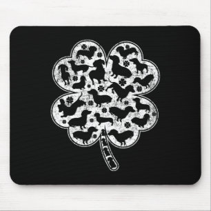 Dachshund Dog Lover Irish Shamrock Dachshund St Pa Mouse Mat