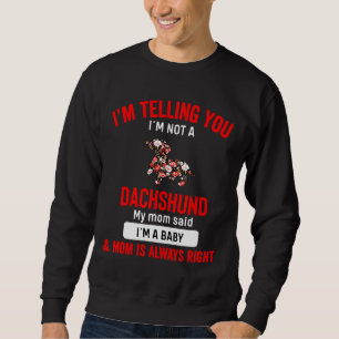 Dachshund Dog Mama Womens Sweatshirt