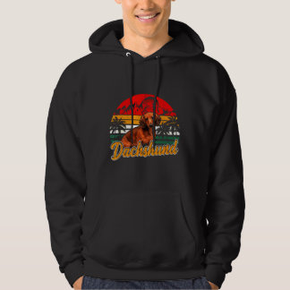 Dachshund Dog Mom Dad Hoodie
