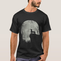 Dachshund Dog Moon Howl In Forest Halloween Dog Da