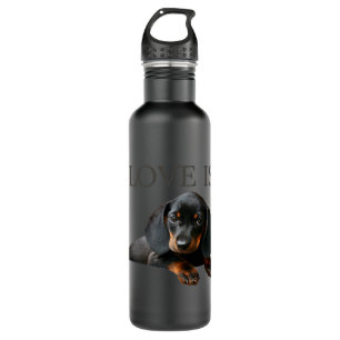 Dachshund Dog Mum Dad Men Women Kids Gift Doxie T 710 Ml Water Bottle