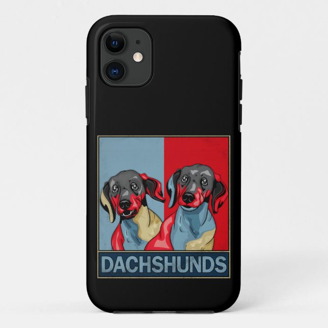 Dachshund Dog Owner Wiener Dog Gift Men Dachshund Case-Mate iPhone Case (Back)