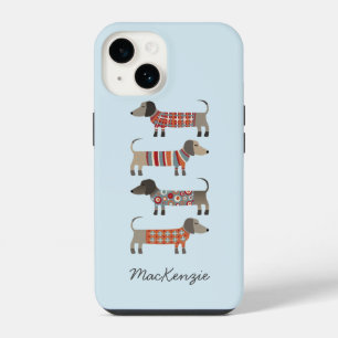 Dachshund Dog Personalised iPhone 14 Case