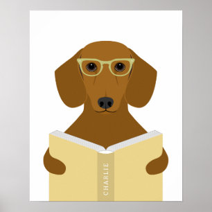 Dachshund Dog Personalised Print