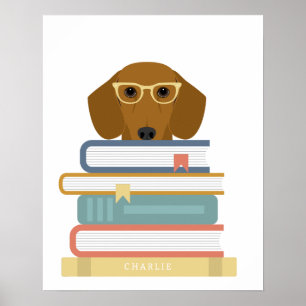 Dachshund Dog Personalised Print