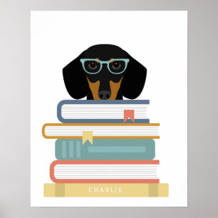 Dachshund Dog Personalised Print