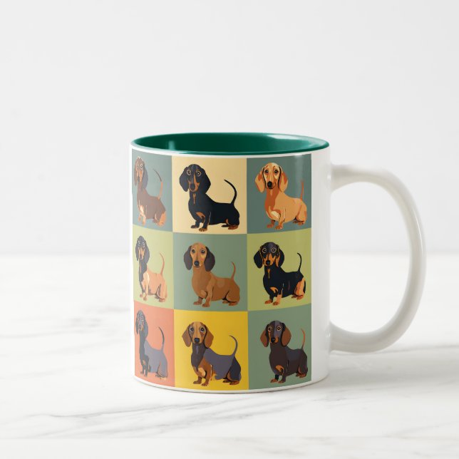 Dachshund Dog Picture Mug (Right)