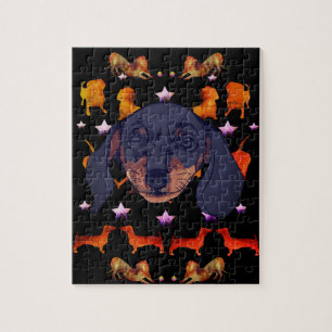 Dachshund dog Portrait Jigsaw Puzzle