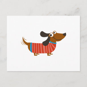 DACHSHUND DOG POSTCARD