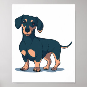 DACHSHUND DOG POSTER