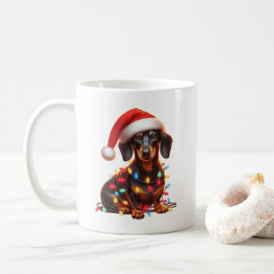 Dachshund Dog Puppy Christmas  Coffee Mug