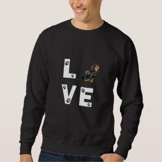Dachshund Dog Puppy Love Sweatshirt