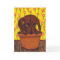 Dachshund Dog Too Cute Greeting Card