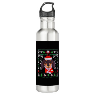 Dachshund Dog Ugly Christmas Classic T-Shirt 710 Ml Water Bottle