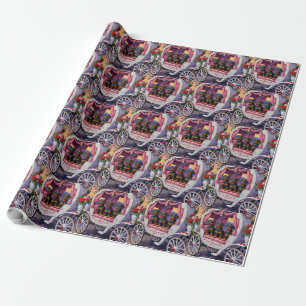 Dachshund Dog Valentine's Day Wrapping Paper