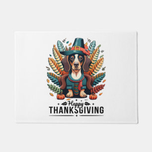 Dachshund Dog Weiner Turkey Costume Thanksgiving W Doormat