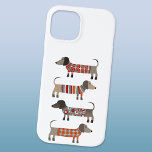Dachshund Dogs Case-Mate iPhone 14 Pro Case<br><div class="desc">Cute and whimsical little Dachshund sausage dogs,  wiener dogs,  doxies or what ever else you like to call them.Original art by Nic Squirrell.</div>