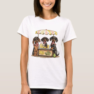 Dachshund Dogs Lemonade Stand T-Shirt