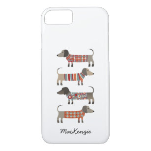 Dachshund Dogs Personalised Case-Mate iPhone Case