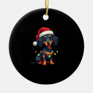 Dachshund Dogs Tree Christmas Sweater Xmas Gifts F Ceramic Tree Decoration