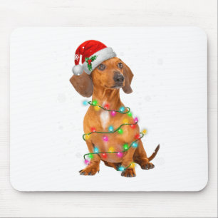 Dachshund Dogs Tree Christmas Sweater Xmas Gifts F Mouse Mat