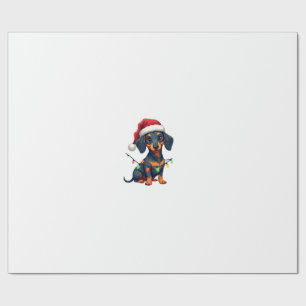Dachshund Dogs Tree Christmas Sweater Xmas Gifts F Wrapping Paper