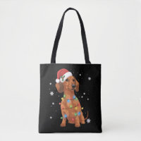 Dachshund Dogs Tree Christmas Xmas Pet Dog
