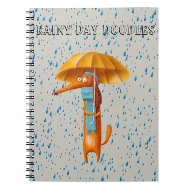 Dachshund Doodle Pad Wiener Dog Journal Book (Front)