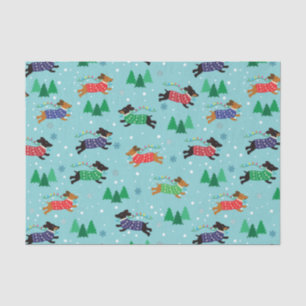 Dachshund Doxie Dog Christmas Holiday Tissue Paper
