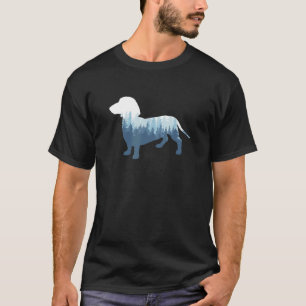 Dachshund Doxie Weenie Dog Silhouette Outdoor T-Shirt