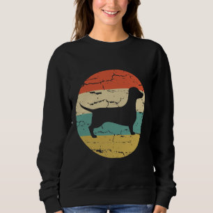 Dachshund Doxie Weenie Weiner Vintage Retro Sweatshirt
