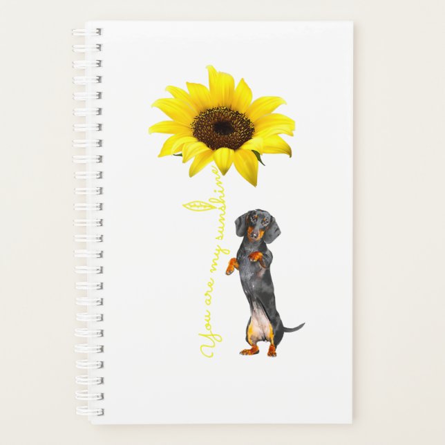 Dachshund Doxie Wiener Dotson Mom Mor Gifts Planner (Front)
