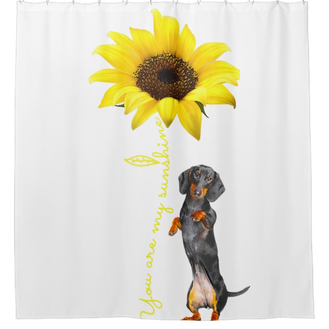 Dachshund Doxie Wiener Dotson Mom Mor Gifts Shower Curtain (Front)