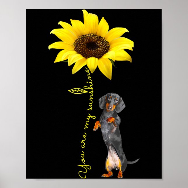 Dachshund Doxie Wiener Dotson Mum Mama Gift Poster (Front)