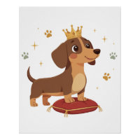 Dachshund Duke Poster Cute Sausage Dog Lover