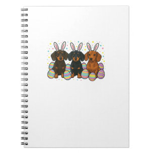 Dachshund Easter T-Shirt Notebook