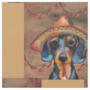 Dachshund  fabric