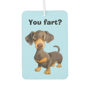 Dachshund Fart Car Air Freshener