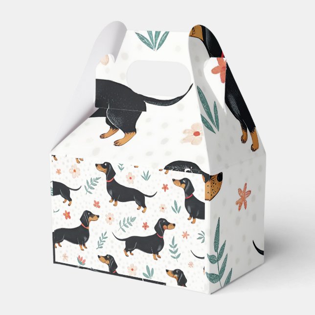 dachshund favour box (Front Side)