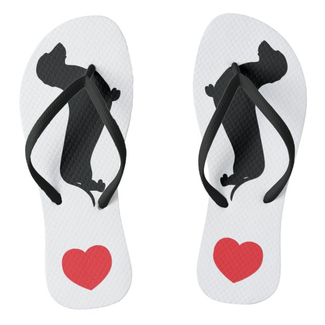 Dachshund Flip Flops (Footbed)